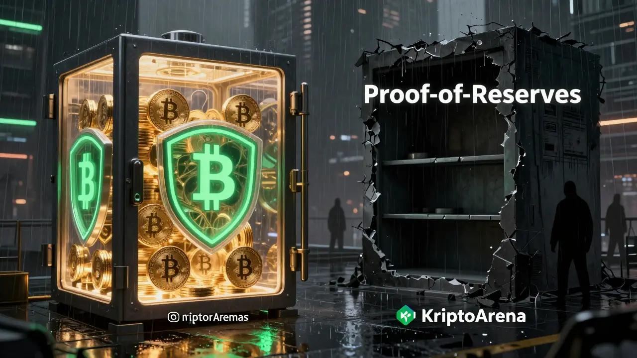 Futuristic comparison of secure vaults versus empty, risky storage