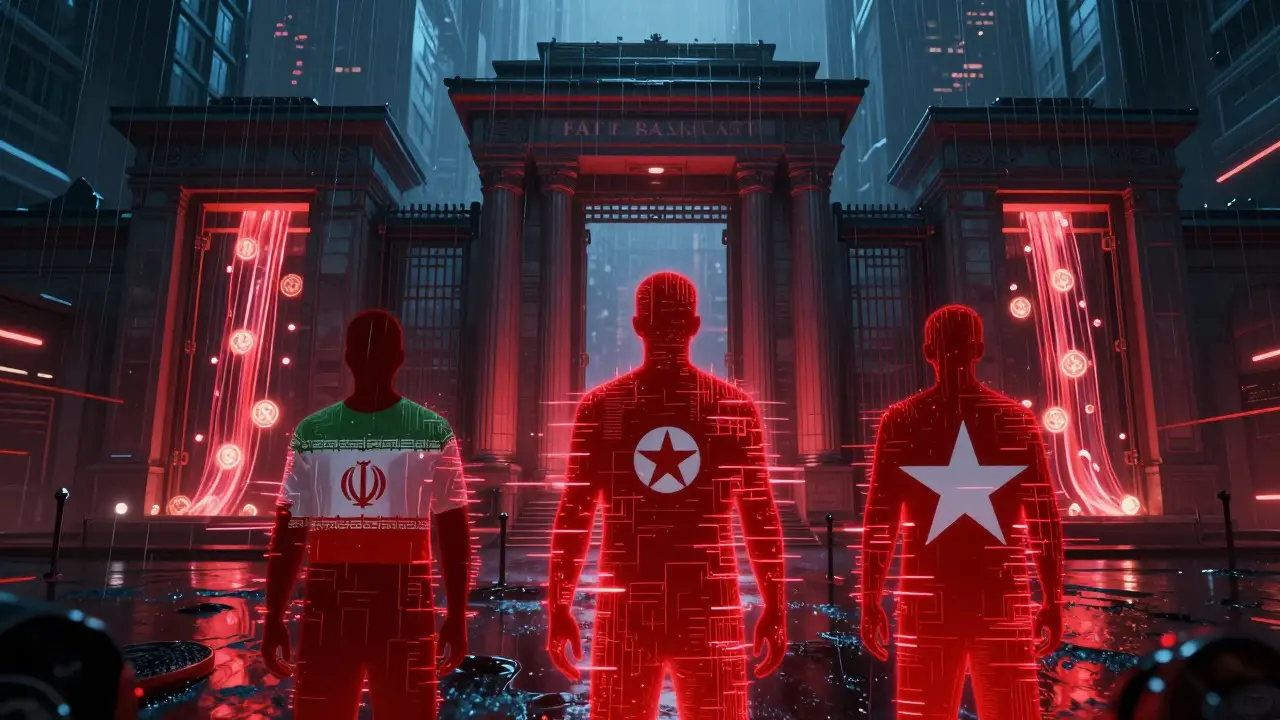FATF Blacklist Explained: How Iran, North Korea, and Myanmar Use Crypto to Evade Sanctions
