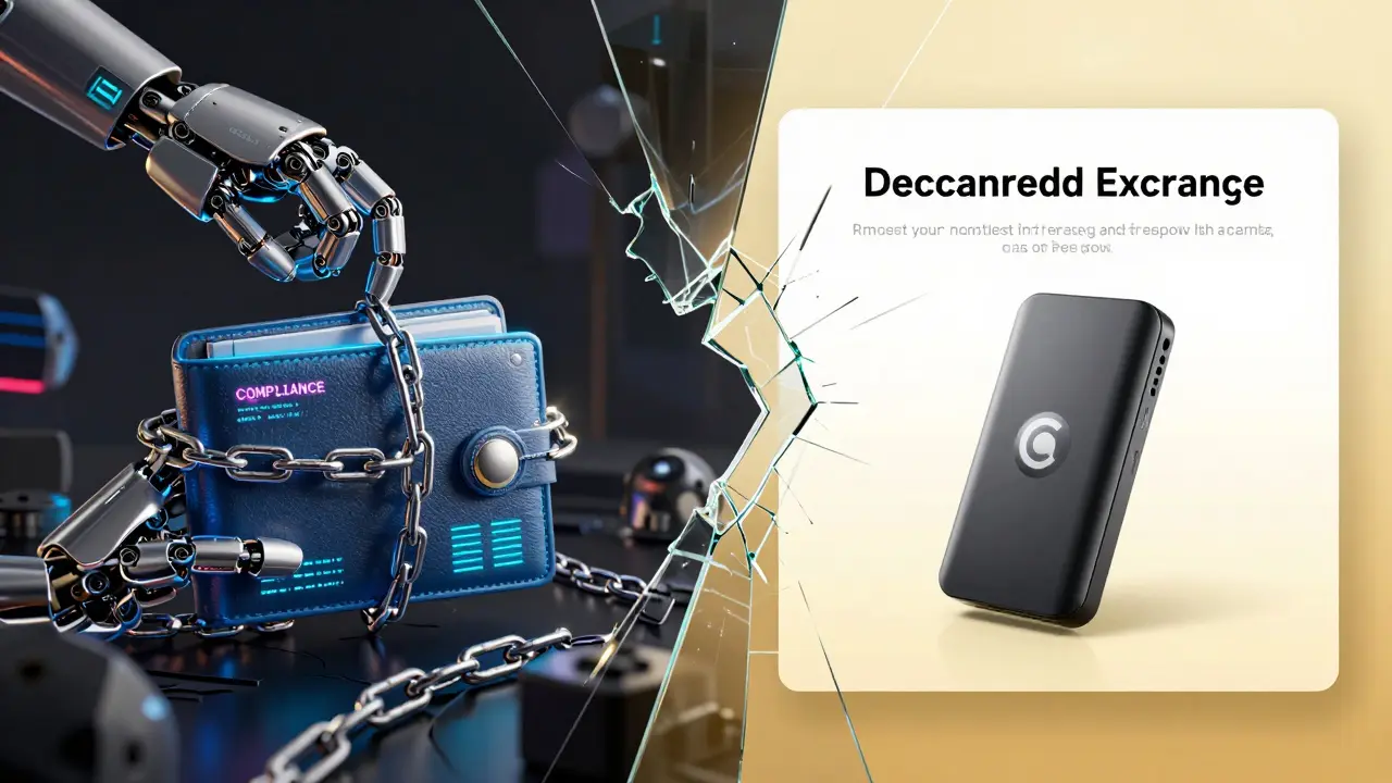 Frozen crypto wallet vs safe decentralized exchange