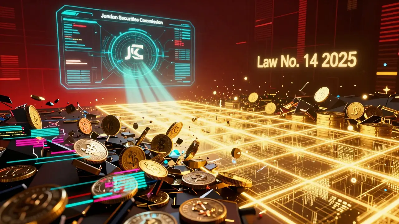 Holographic coins stabilizing into a regulated grid under JSC oversight