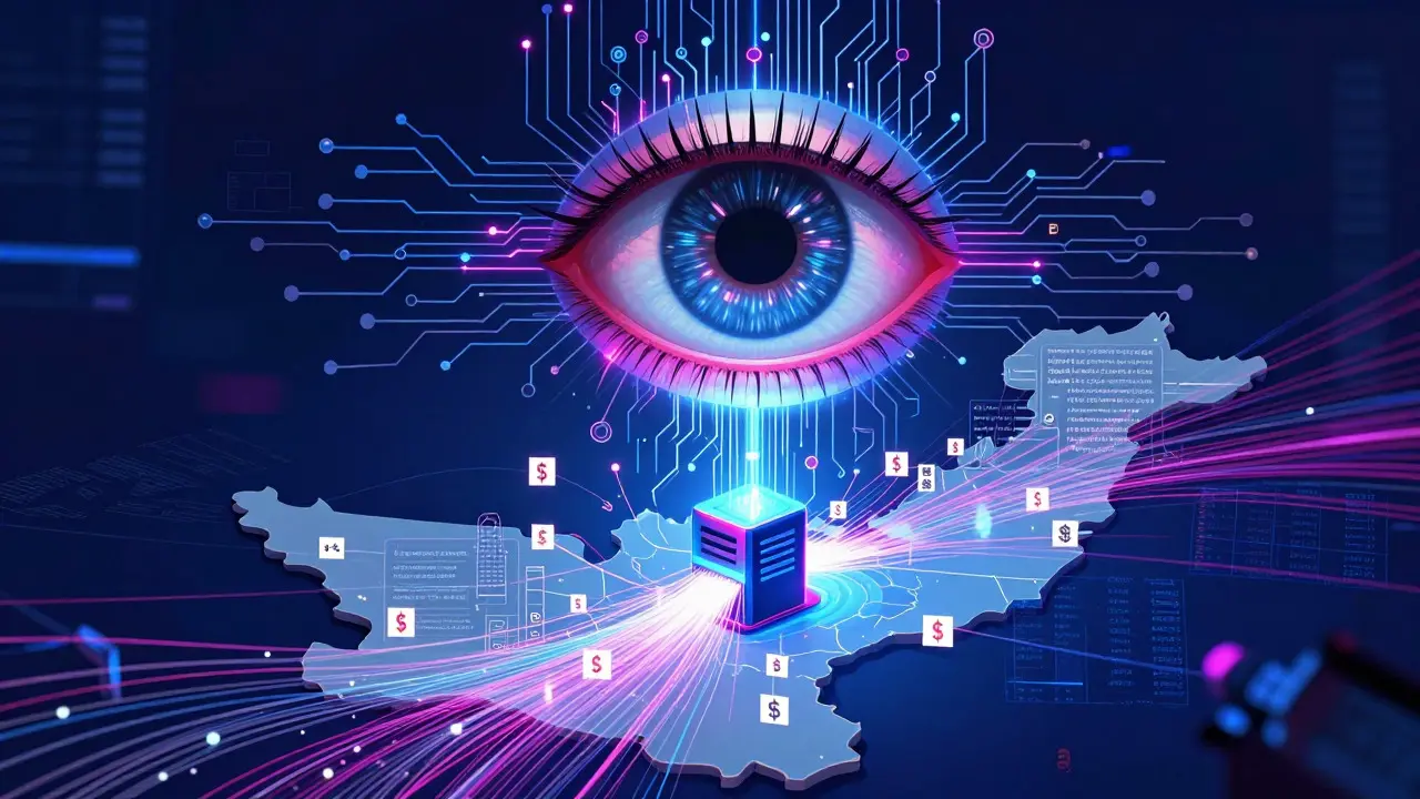 Digital eye scanning blockchain transactions over Pakistan